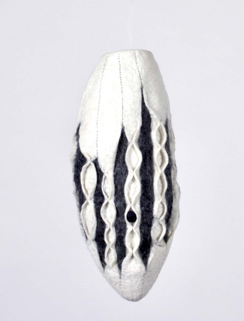 White Patterned Cocoon | 2022